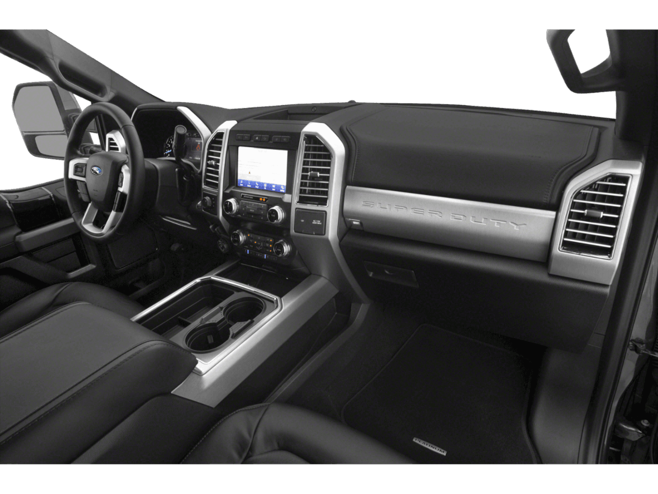 2021 Ford Super Duty F-350 DRW Platinum 2WD Crew Cab 8' Box - Interior Passenger Dash