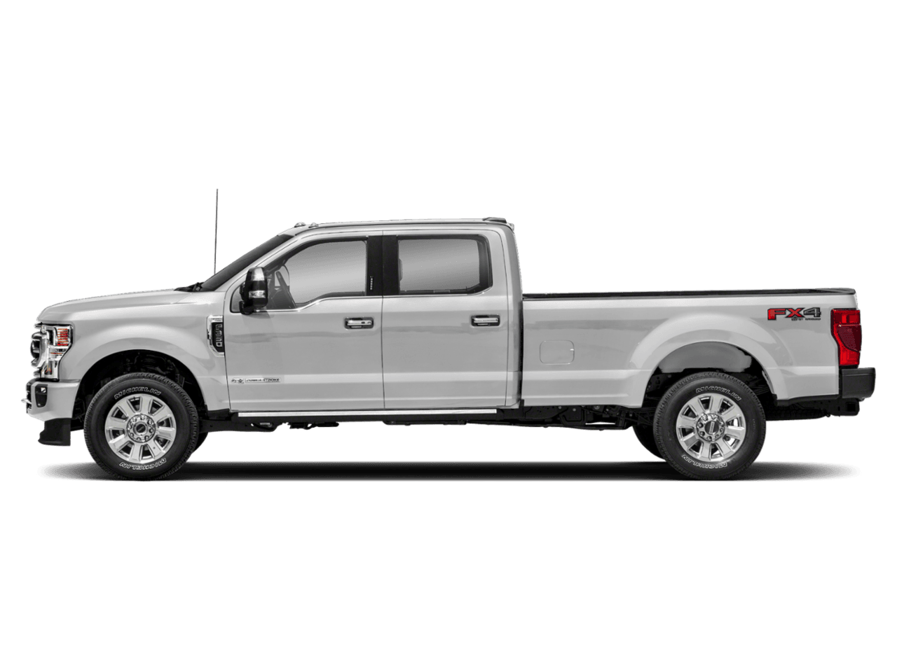 2021 Ford Super Duty F-350 DRW Platinum 2WD Crew Cab 8' Box - Profile, facing to the left