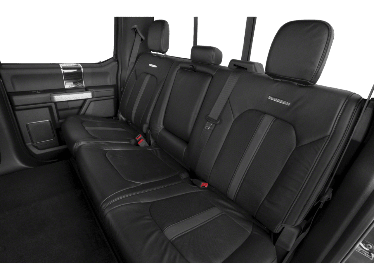 2021 Ford Super Duty F-350 DRW Platinum 2WD Crew Cab 8' Box - Interior Rear seats