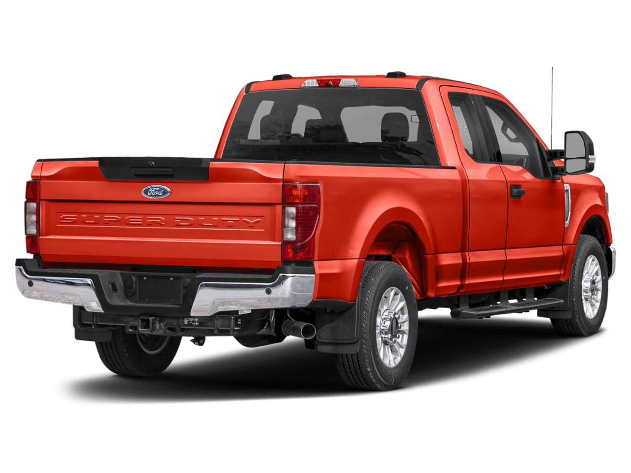 2021 Ford Super Duty F-350 SRW XLT - Rear 3/4, facing to the right