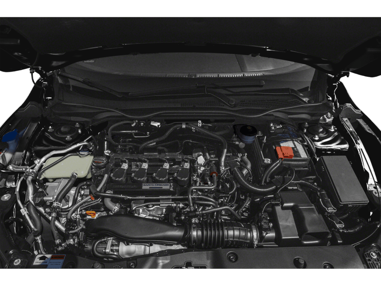 2021 Honda Civic Hatchback Sport - Interior Engine Shot Feature