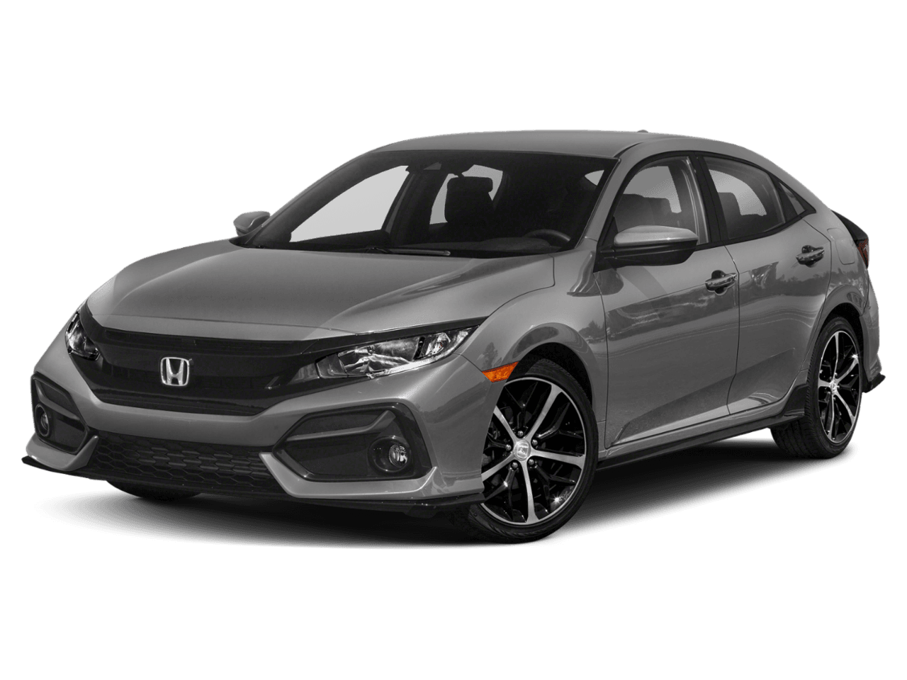 2021 Honda Civic Hatchback Sport - Front 3/4, facing to the left