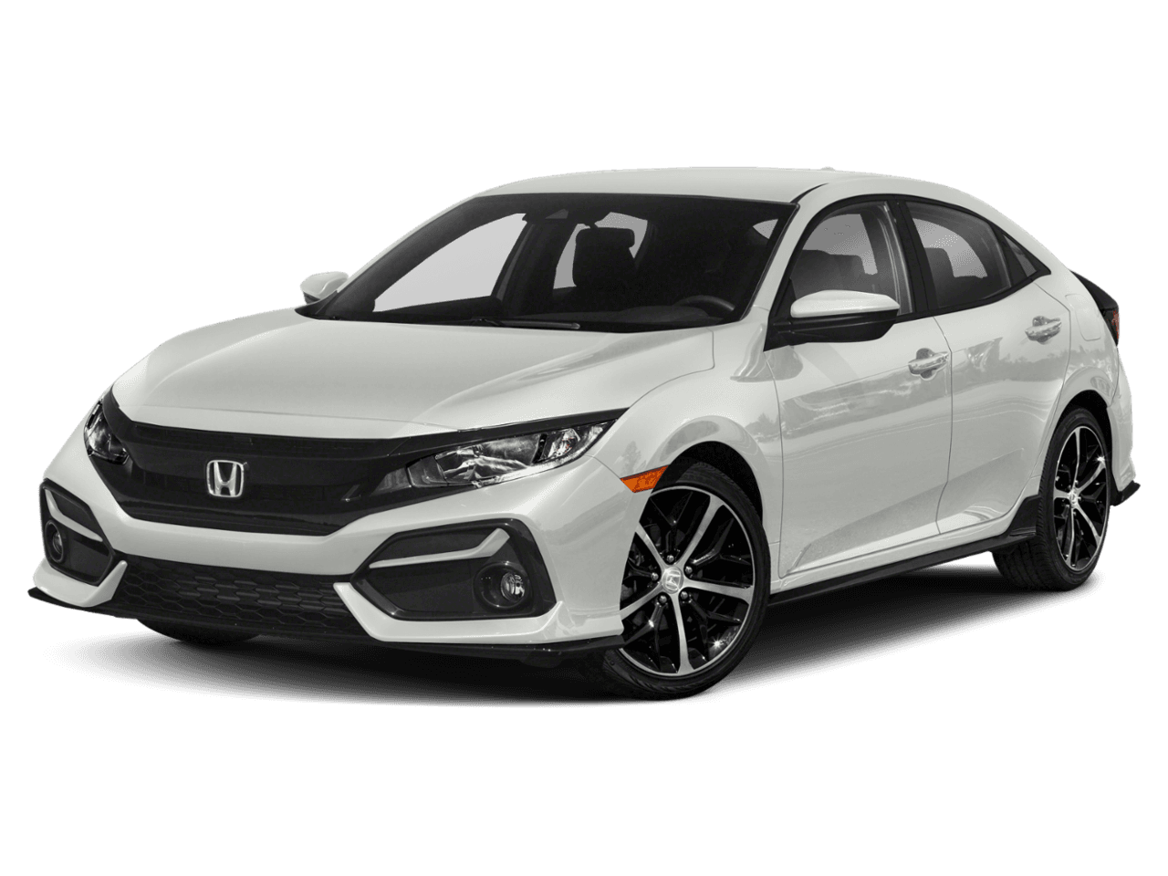 2021 Honda Civic Hatchback Sport - Front 3/4, facing to the left