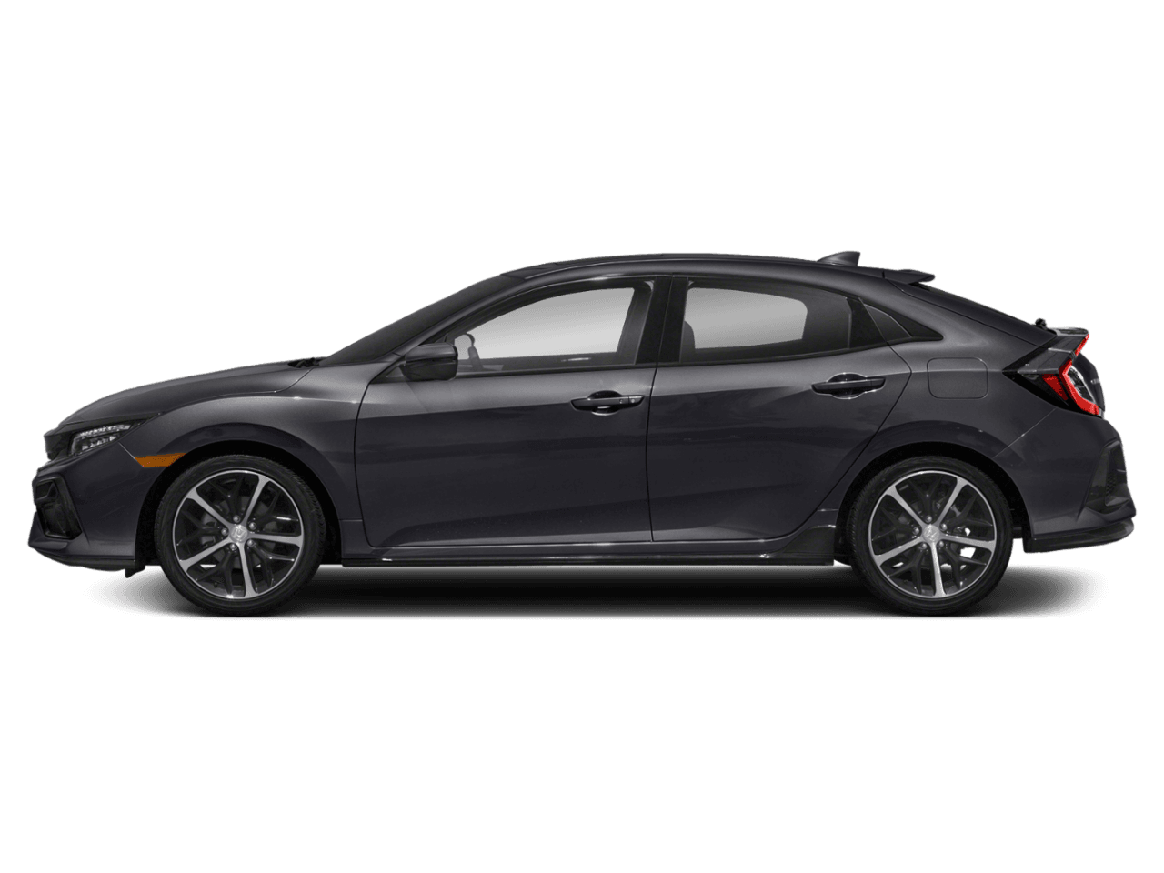 2021 Honda Civic Hatchback Sport Touring - Profile, facing to the left