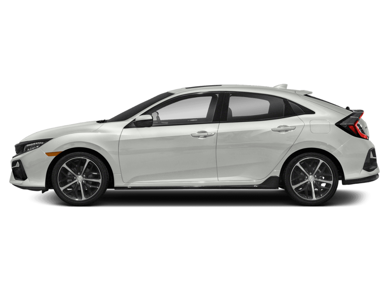 2021 Honda Civic Hatchback Sport Touring - Profile, facing to the left