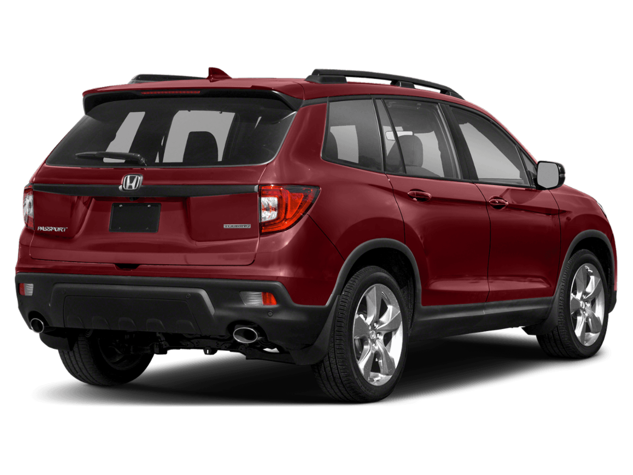 2021 Honda Passport Touring - Rear 3/4, facing to the right