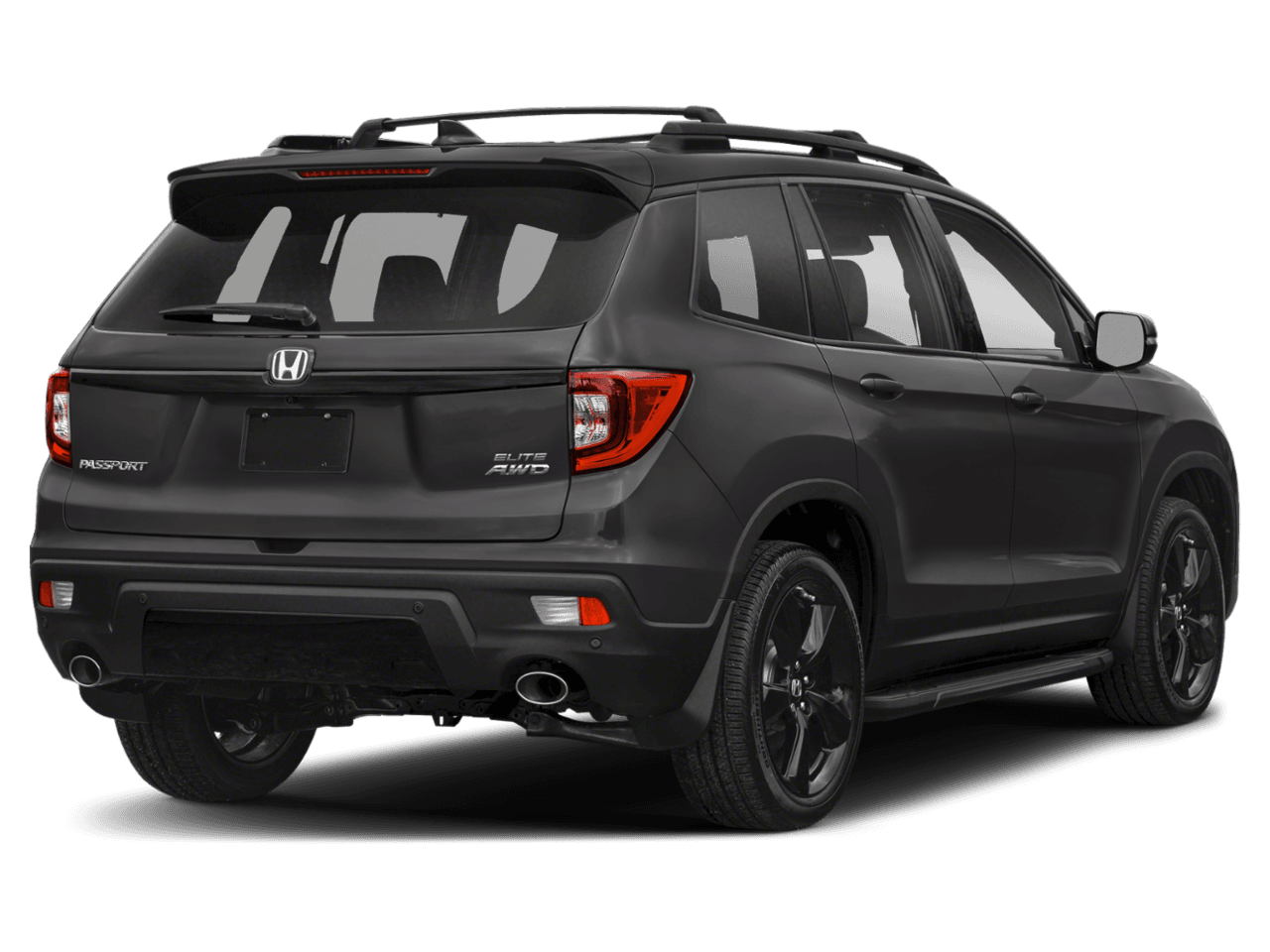 2021 Honda Passport Elite - Rear 3/4, facing to the right