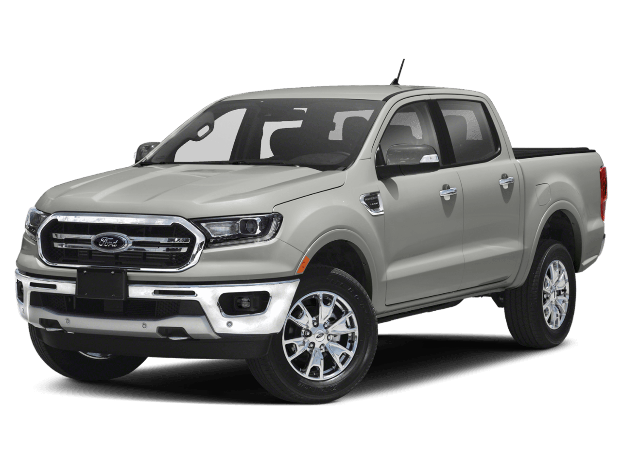 2021 Ford Ranger LARIAT - Front 3/4, facing to the left