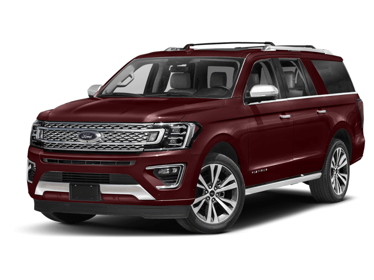 2021 Ford Expedition Max Platinum 4x2 - Front 3/4, facing to the left