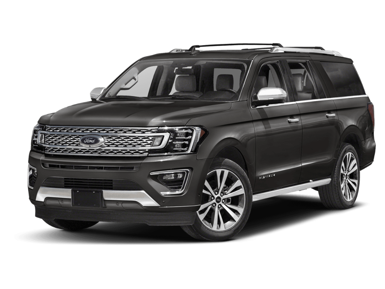 2021 Ford Expedition Max Platinum 4x2 - Front 3/4, facing to the left