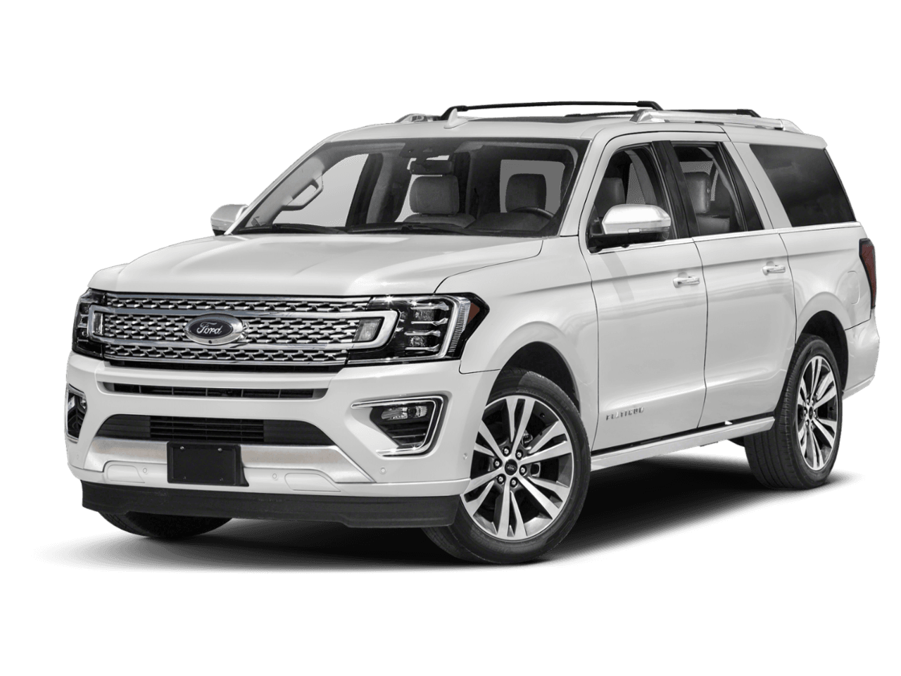2021 Ford Expedition Max Platinum 4x2 - Front 3/4, facing to the left