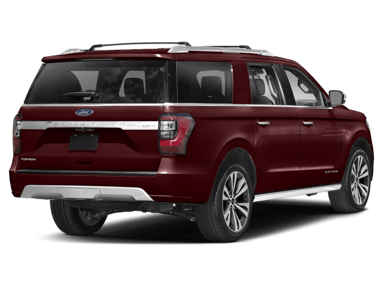2021 Ford Expedition Max Platinum 4x2 - Rear 3/4, facing to the right