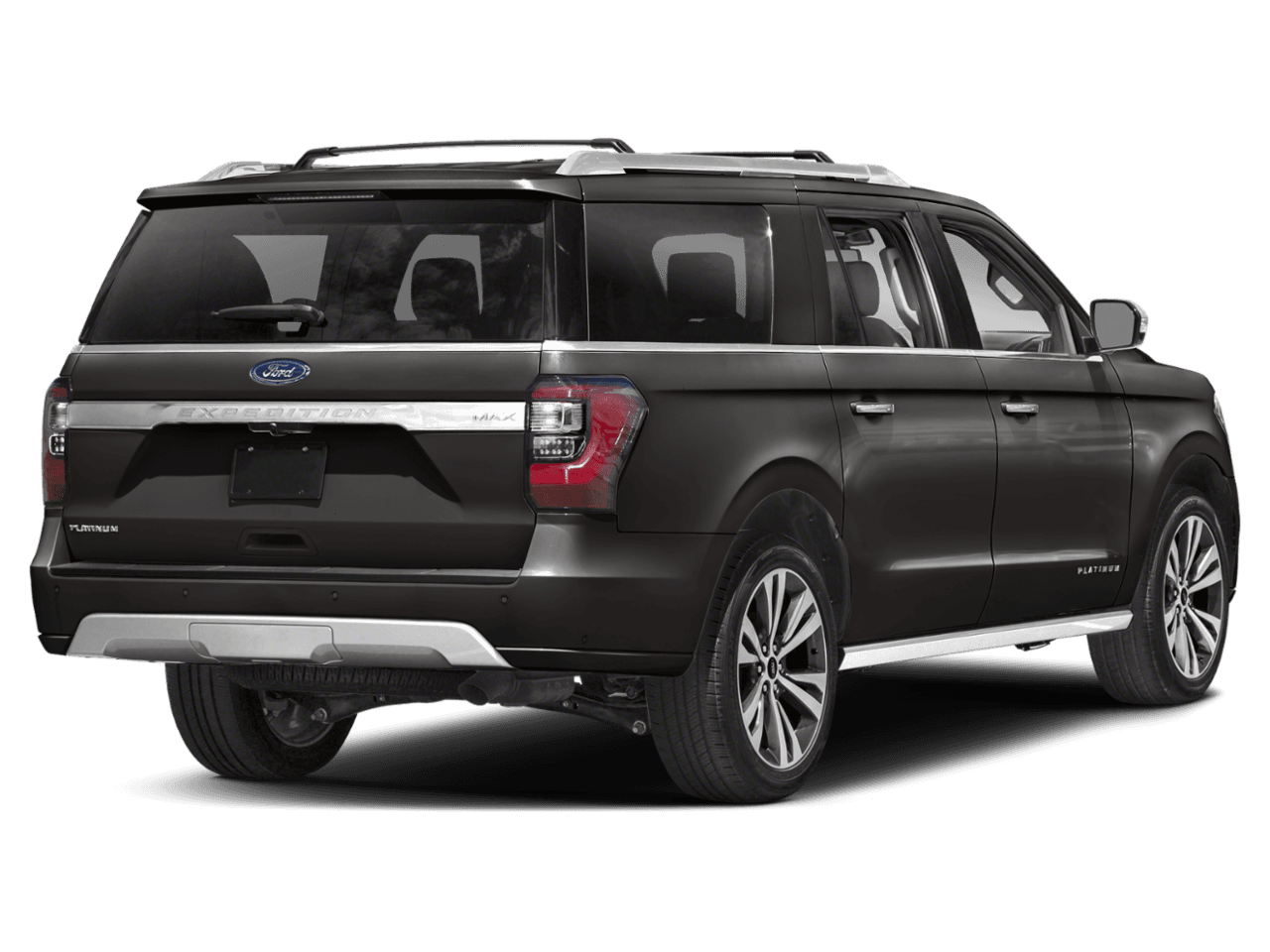 2021 Ford Expedition Max Platinum 4x2 - Rear 3/4, facing to the right