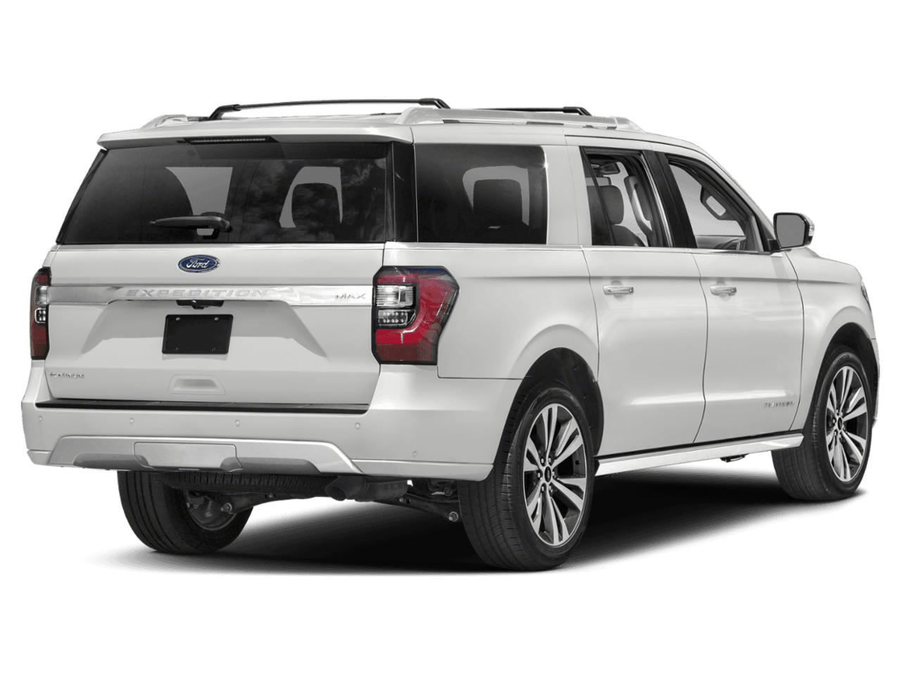 2021 Ford Expedition Max Platinum 4x2 - Rear 3/4, facing to the right