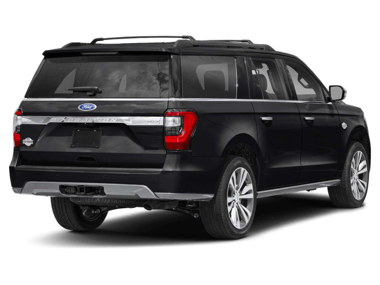 2021 Ford Expedition Max King Ranch 4x4 - Rear 3/4, facing to the right