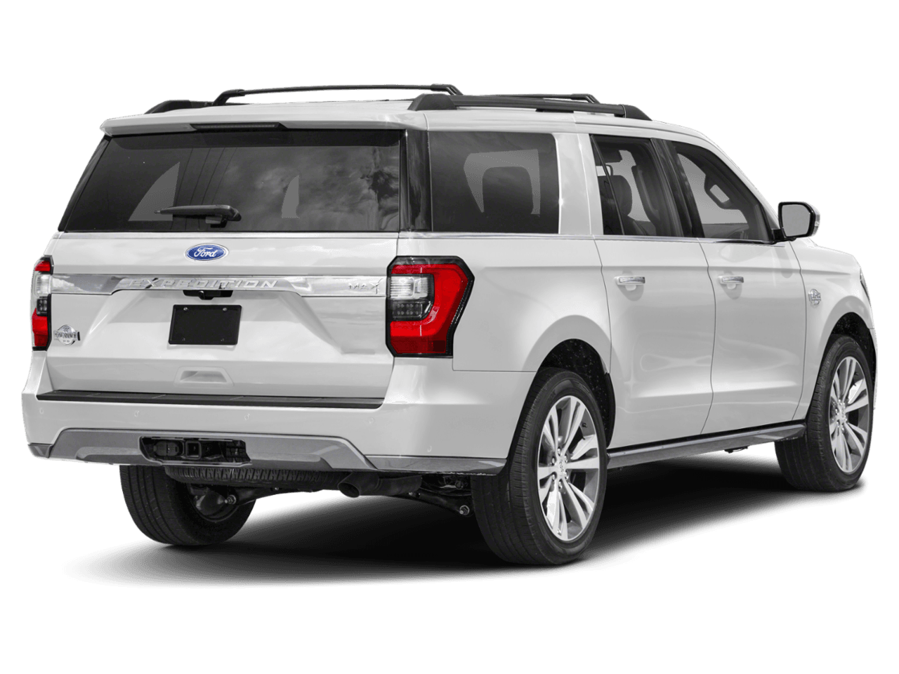 2021 Ford Expedition Max King Ranch 4x4 - Rear 3/4, facing to the right