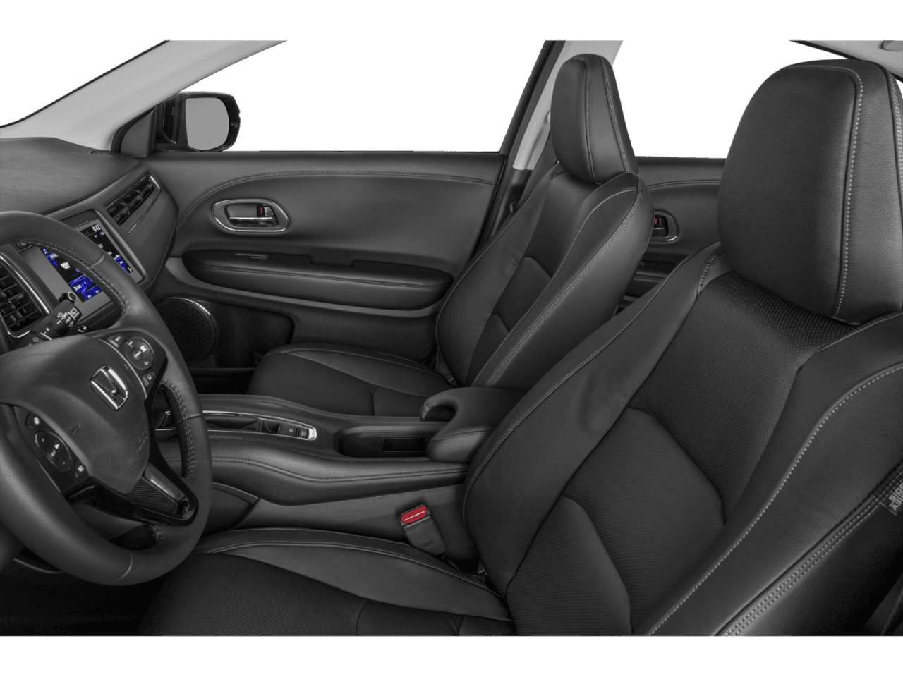 2021 Honda HR-V EX-L - Interior Driver's Side with Door Open, Front Seat Feature