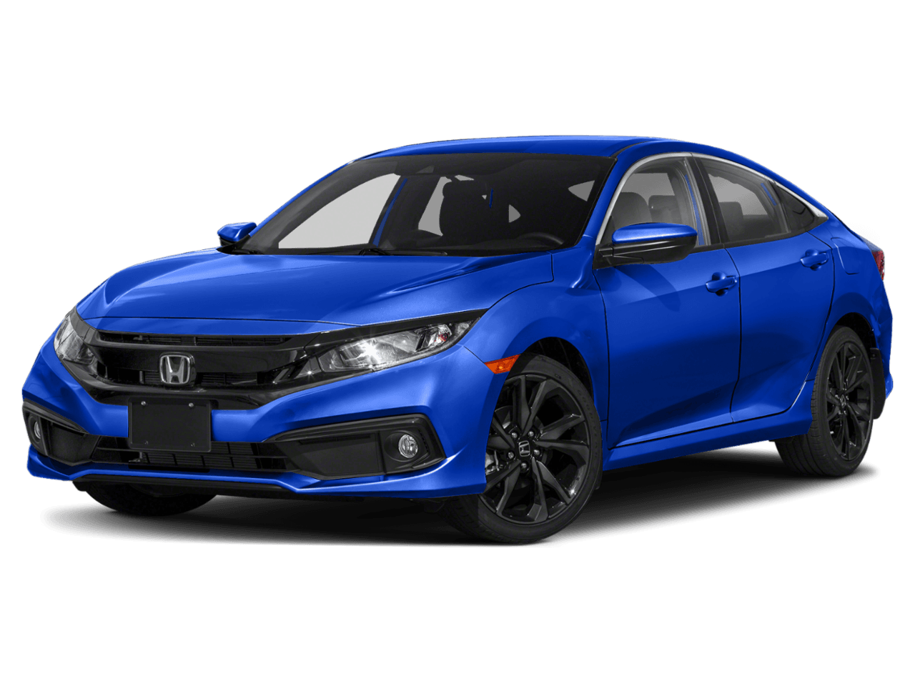 2021 Honda Civic Sedan Sport - Front 3/4, facing to the left
