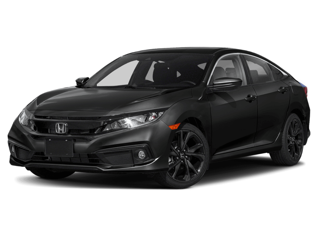2021 Honda Civic Sedan Sport - Front 3/4, facing to the left