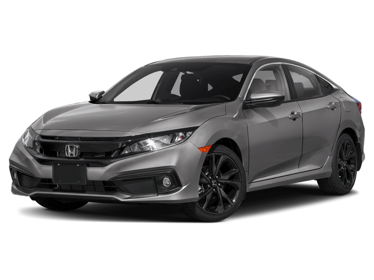 2021 Honda Civic Sedan Sport - Front 3/4, facing to the left