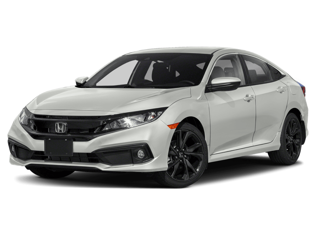 2021 Honda Civic Sedan Sport - Front 3/4, facing to the left