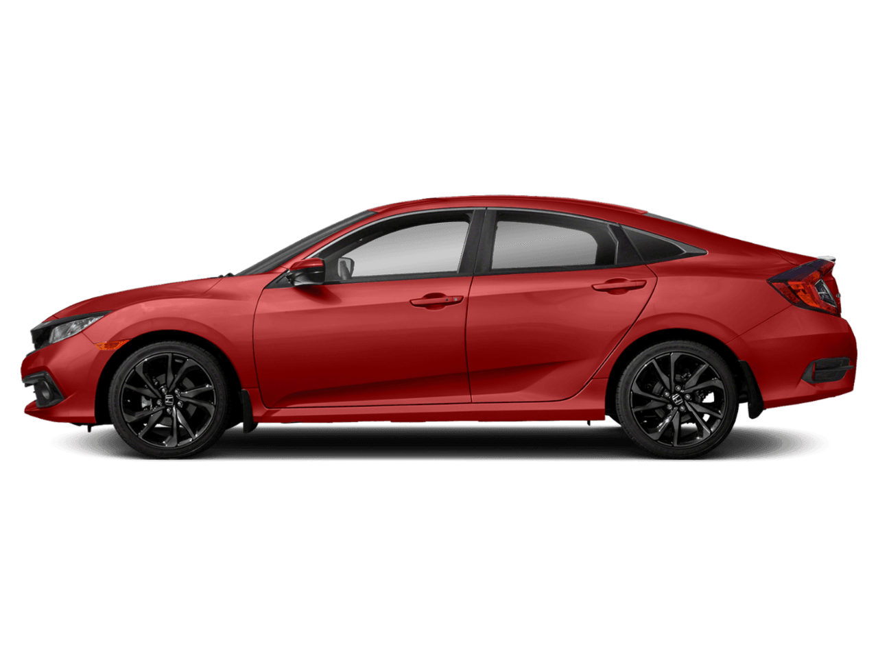2021 Honda Civic Sedan Sport - Profile, facing to the left