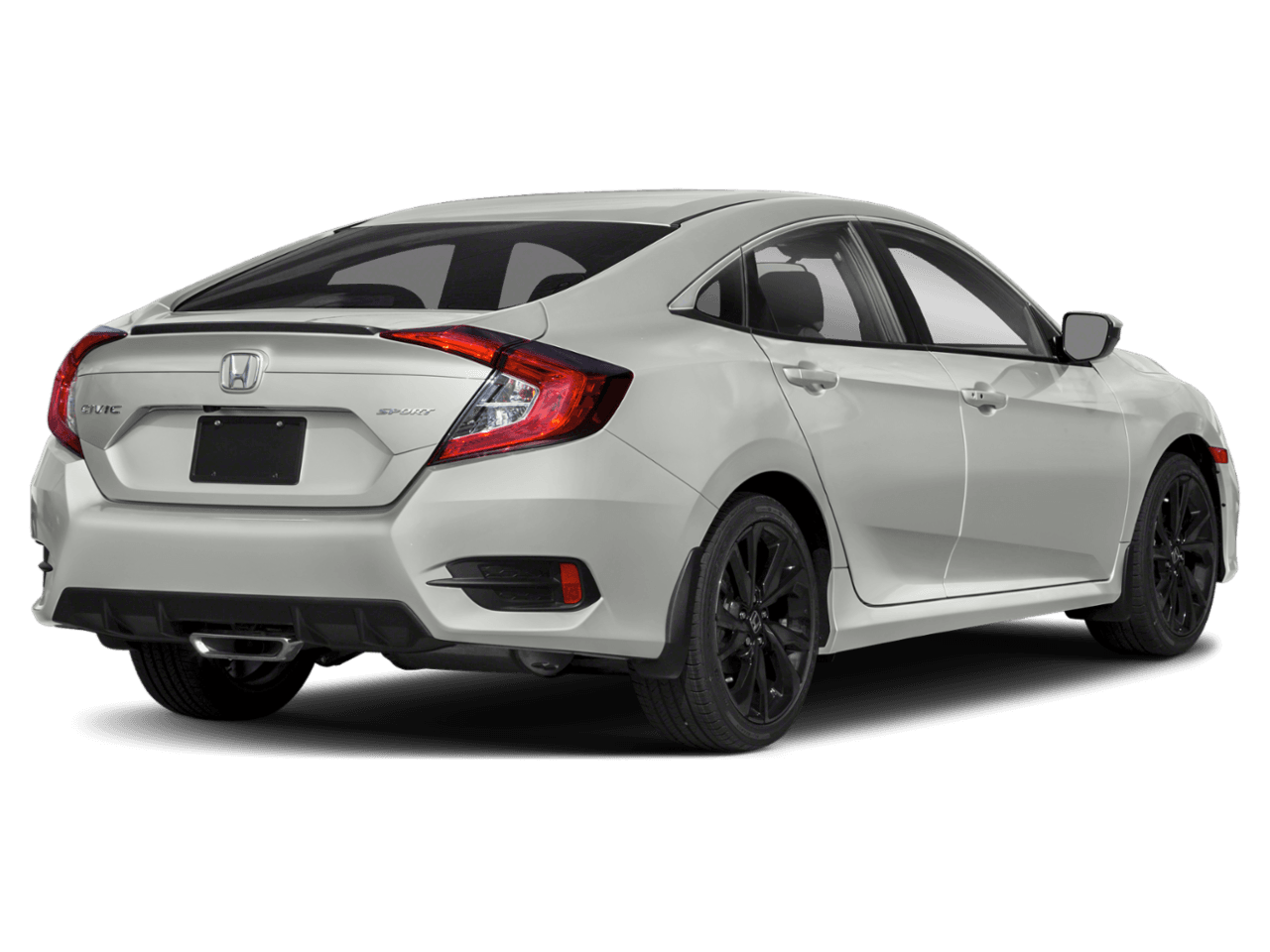 2021 Honda Civic Sedan Sport - Rear 3/4, facing to the right