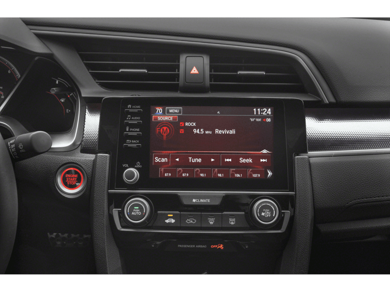 2021 Honda Civic Sedan Sport - Interior Stereo System