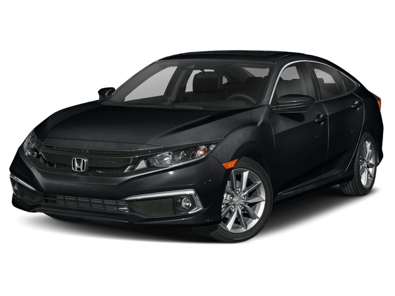 2021 Honda Civic Sedan EX - Front 3/4, facing to the left