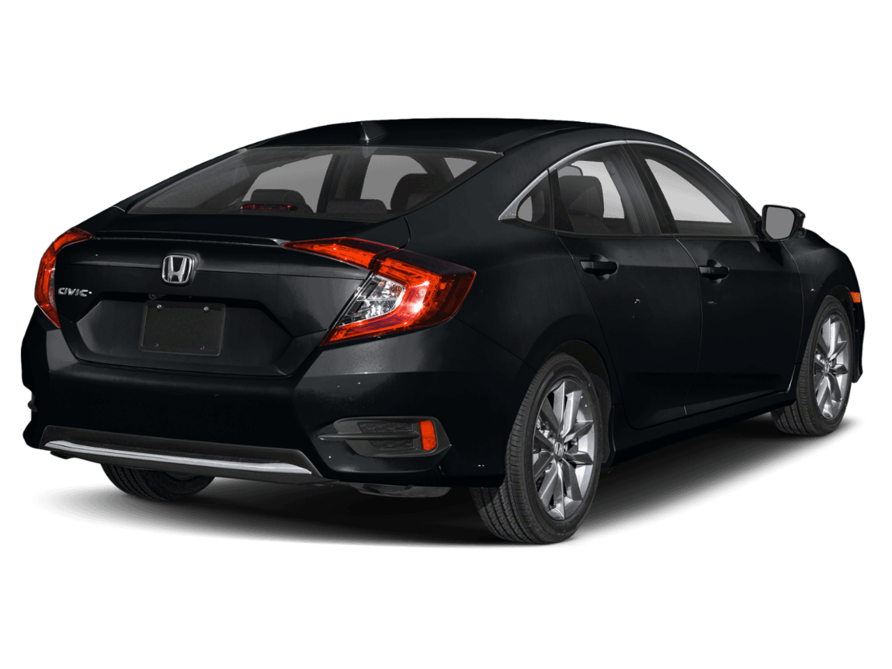 2021 Honda Civic Sedan EX - Rear 3/4, facing to the right
