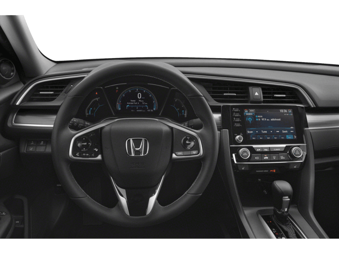 2021 Honda Civic Sedan EX-L - Interior Drivers Dash