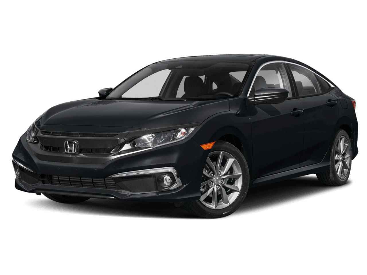 2021 Honda Civic Sedan EX-L - Front 3/4, facing to the left