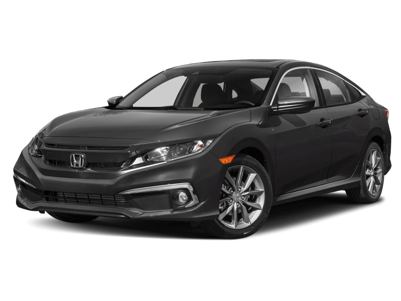 2021 Honda Civic Sedan EX-L - Front 3/4, facing to the left