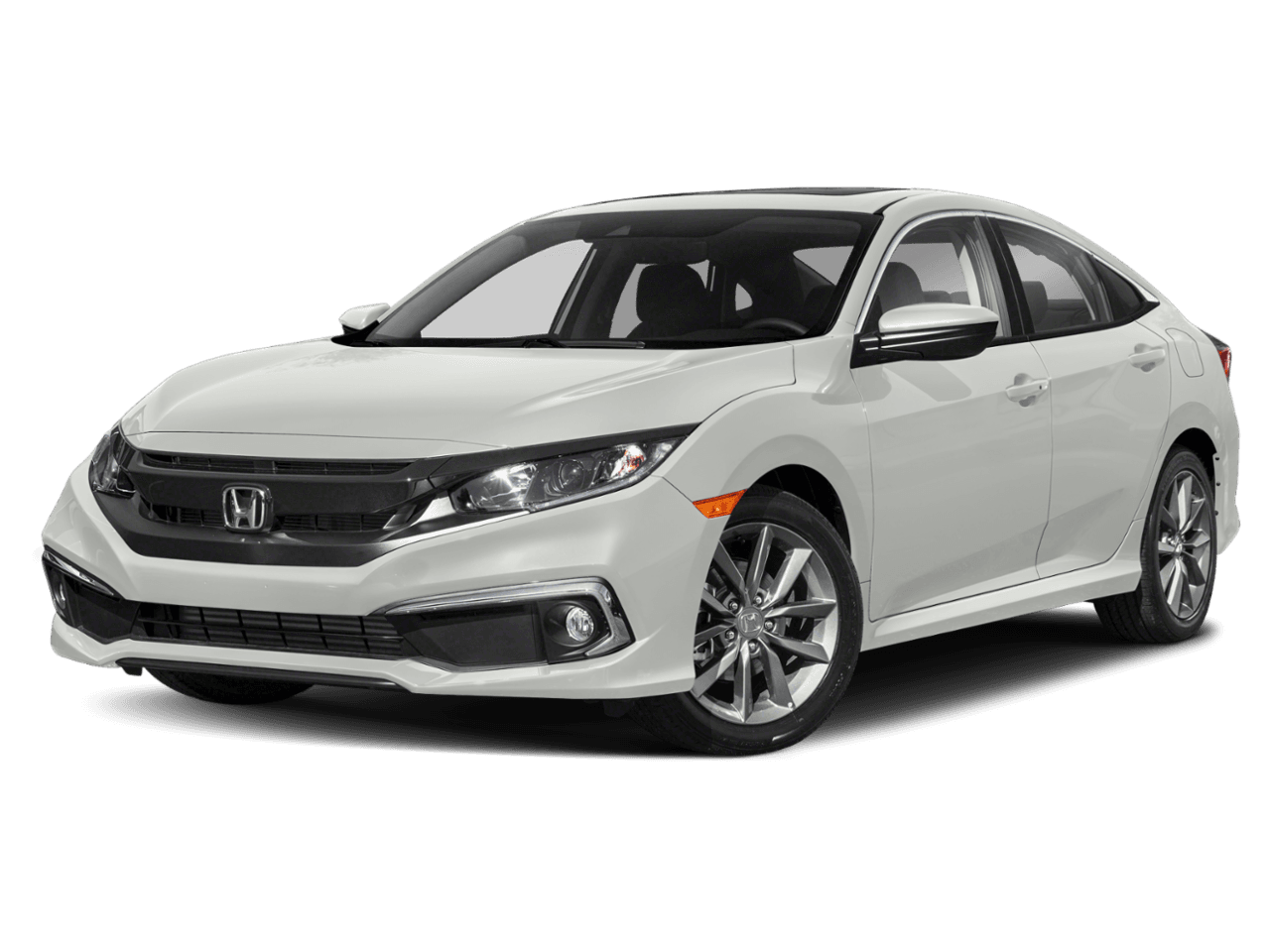 2021 Honda Civic Sedan EX-L - Front 3/4, facing to the left