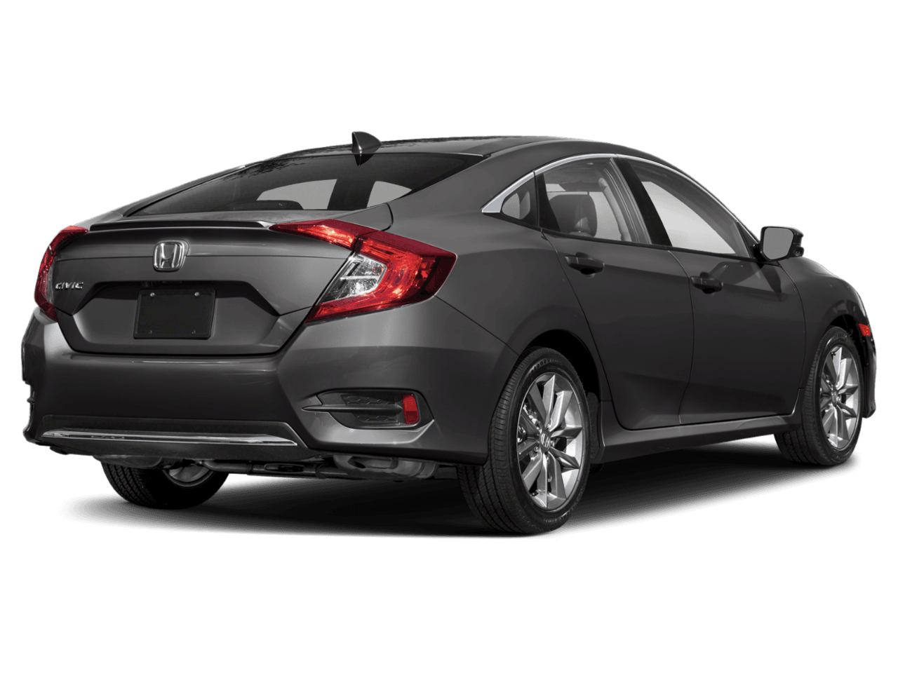 2021 Honda Civic Sedan EX-L - Rear 3/4, facing to the right