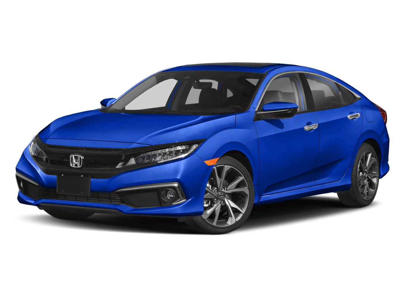 2021 Honda Civic Sedan Touring - Front 3/4, facing to the left