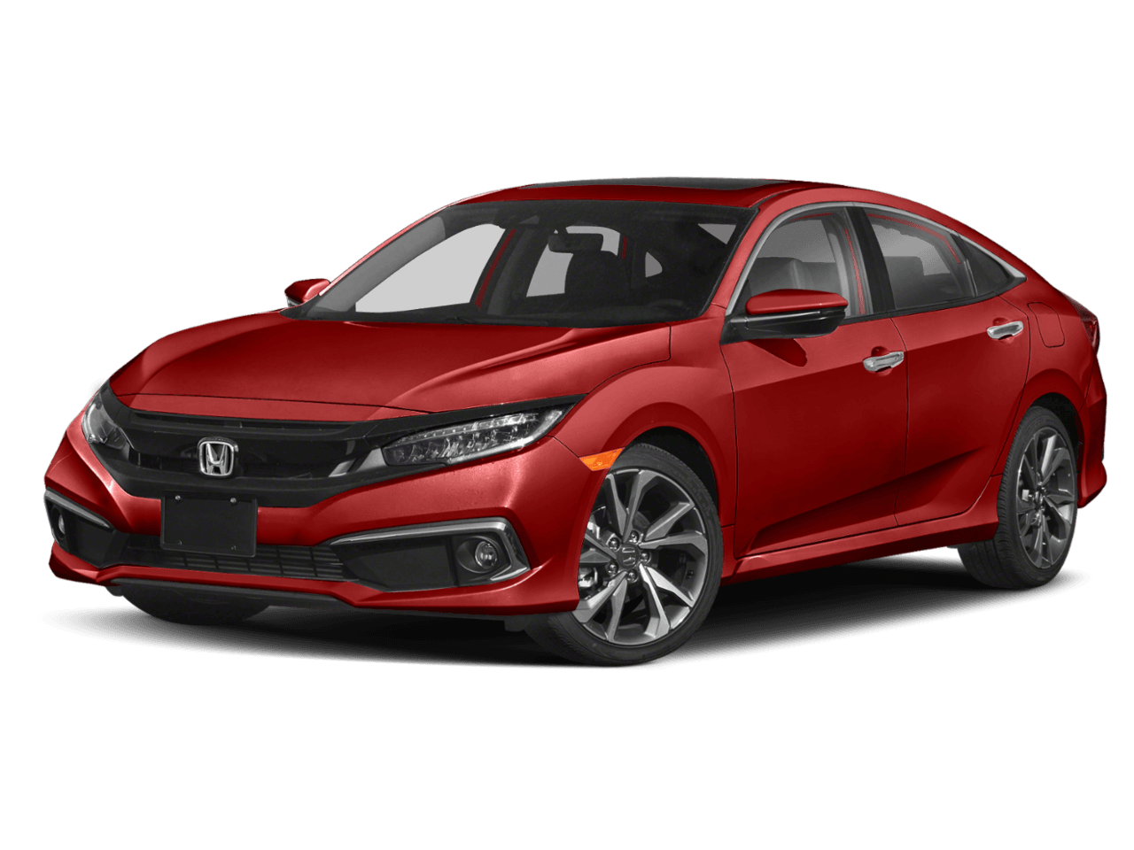 2021 Honda Civic Sedan Touring - Front 3/4, facing to the left