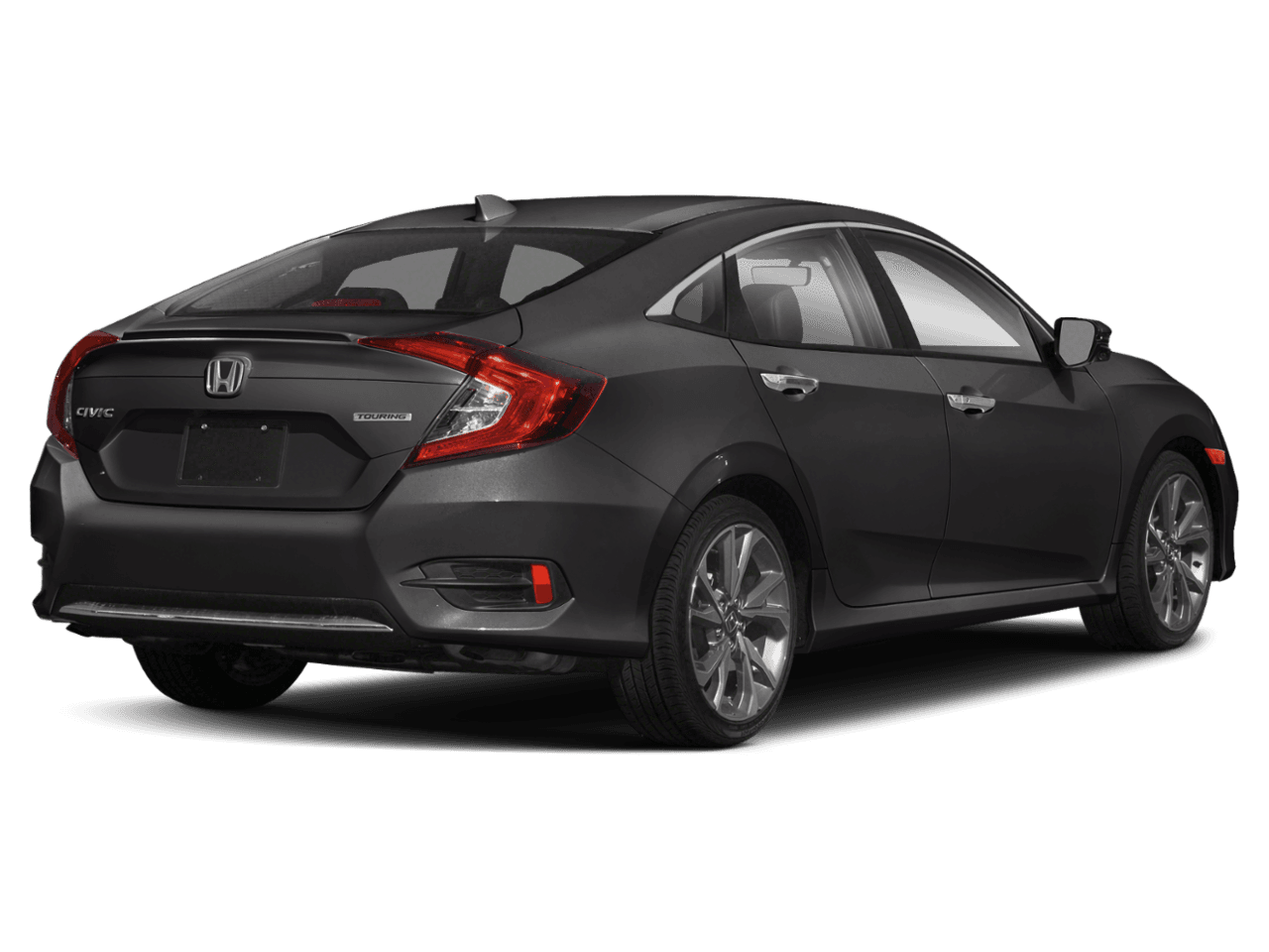2021 Honda Civic Sedan Touring - Rear 3/4, facing to the right