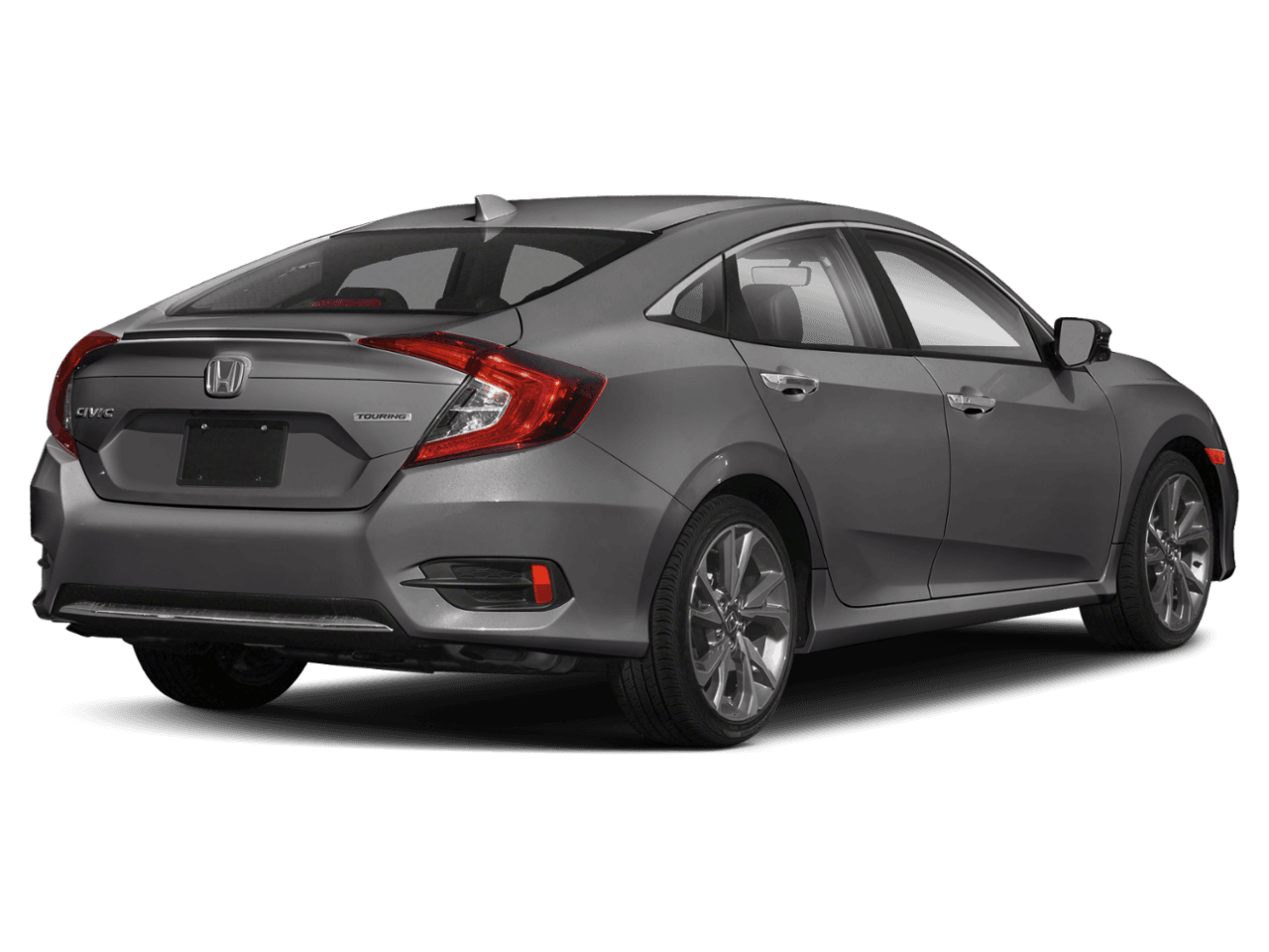 2021 Honda Civic Sedan Touring - Rear 3/4, facing to the right
