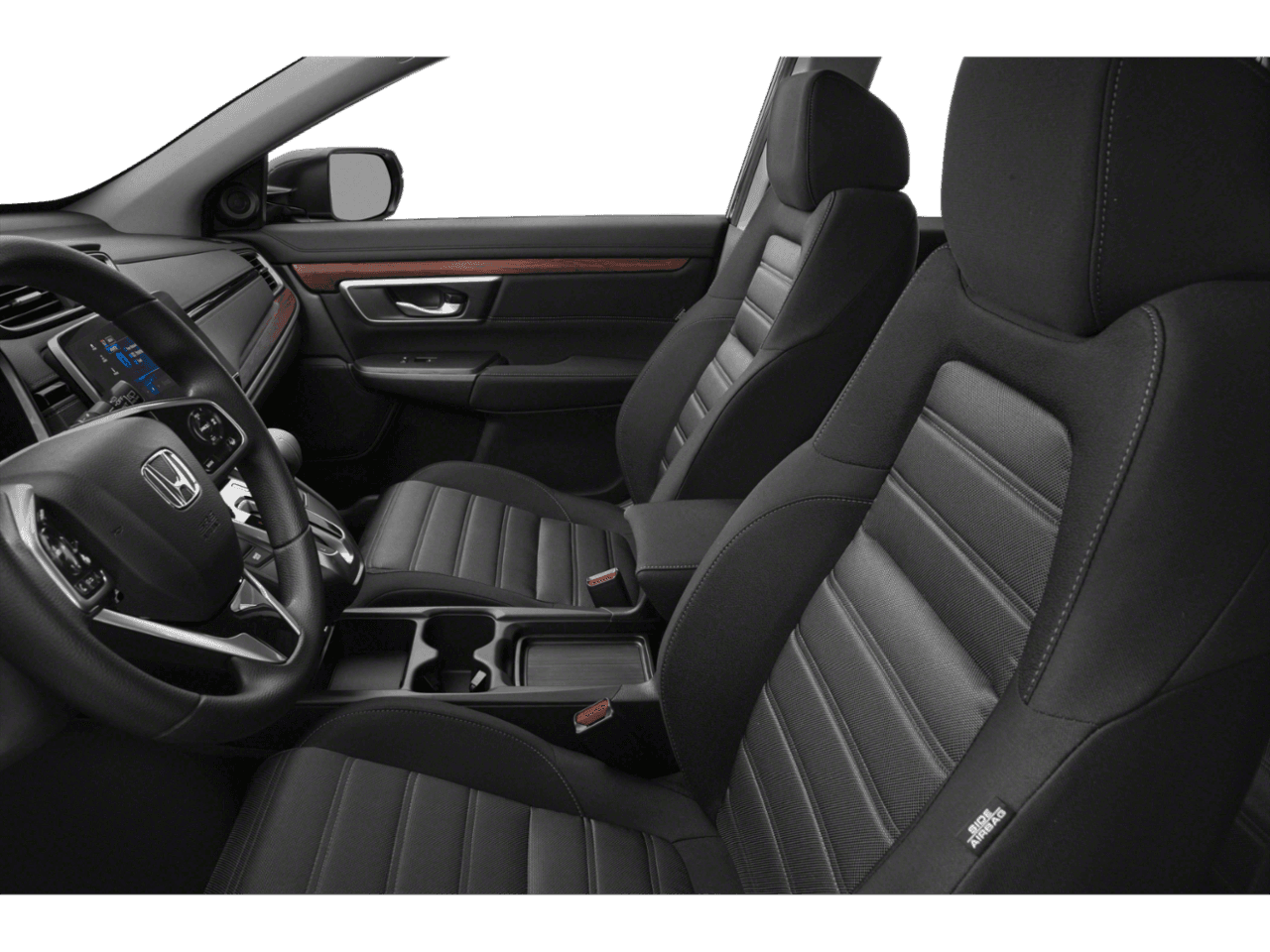 2021 Honda CR-V EX - Interior Driver's Side with Door Open, Front Seat Feature