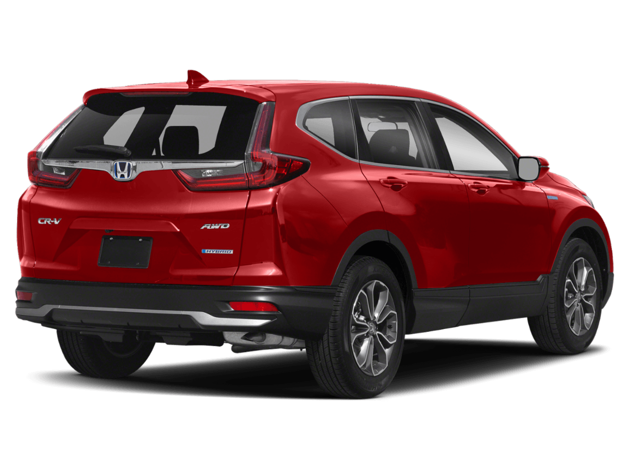 2021 Honda CR-V Hybrid EX - Rear 3/4, facing to the right