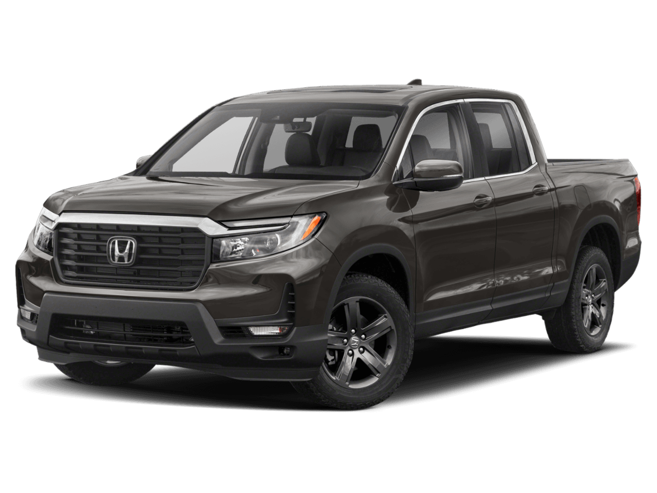 2021 Honda Ridgeline RTL - Front 3/4, facing to the left