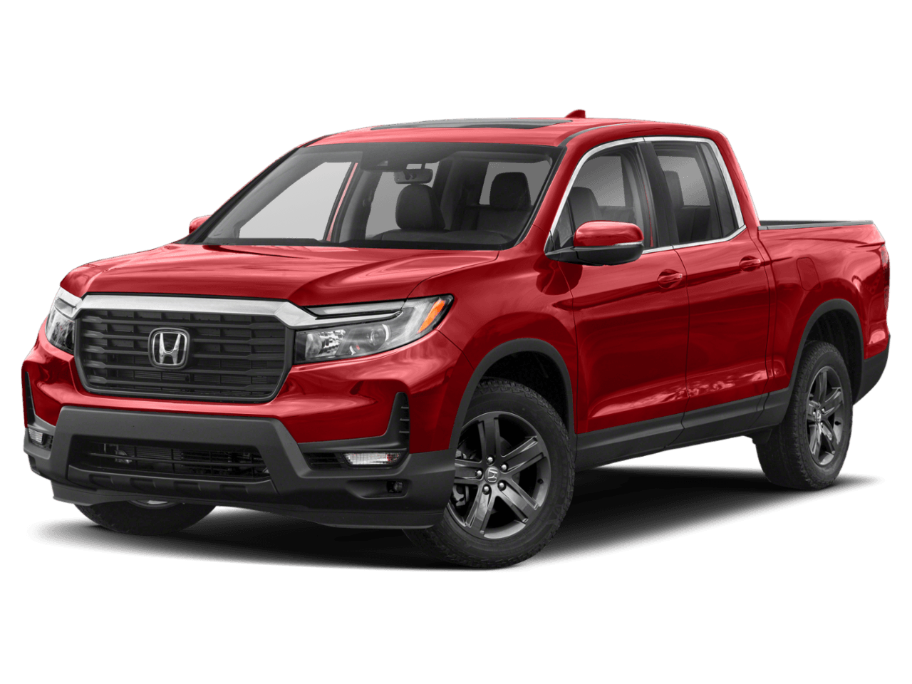2021 Honda Ridgeline RTL - Front 3/4, facing to the left