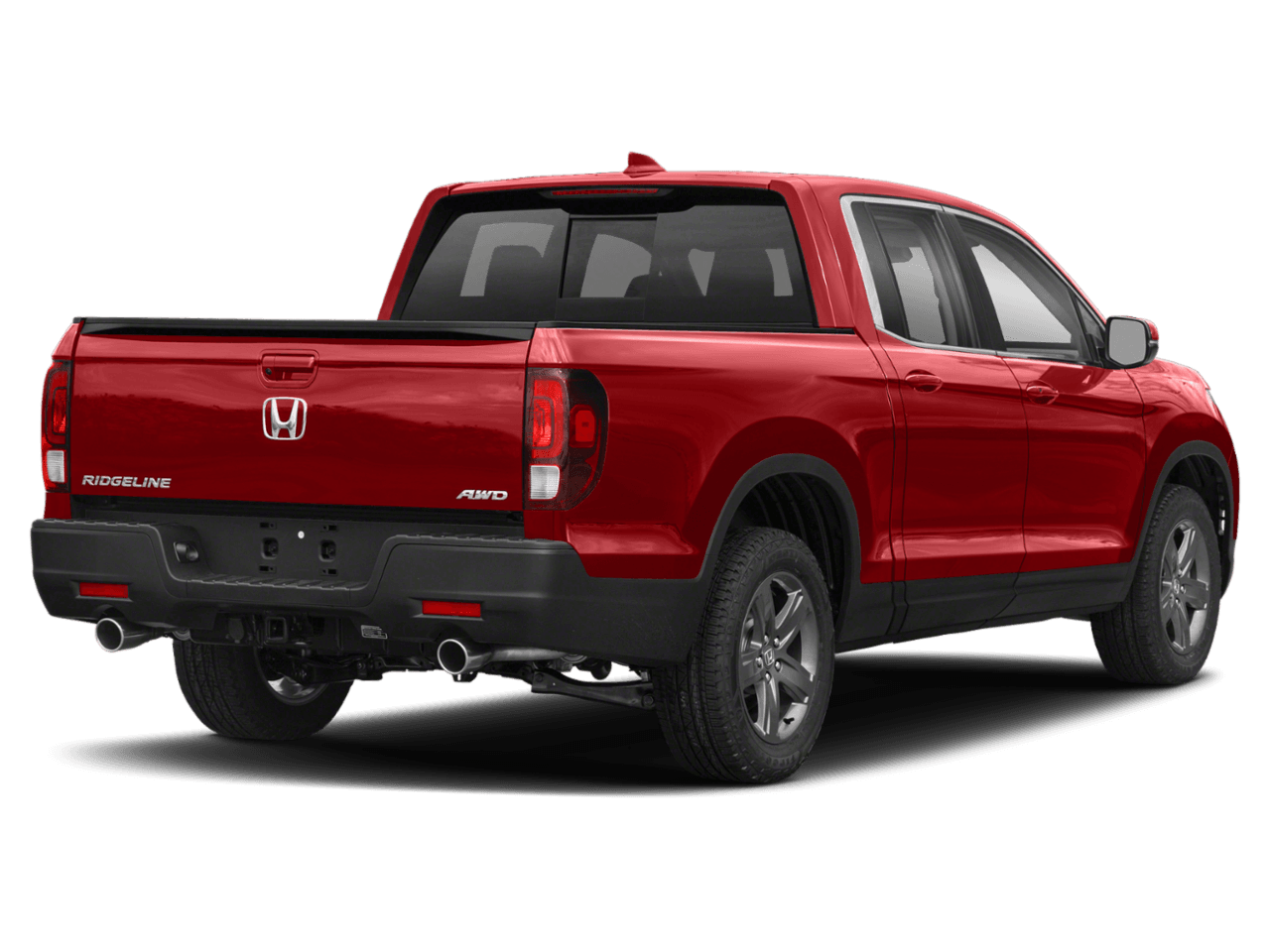 2021 Honda Ridgeline RTL - Rear 3/4, facing to the right