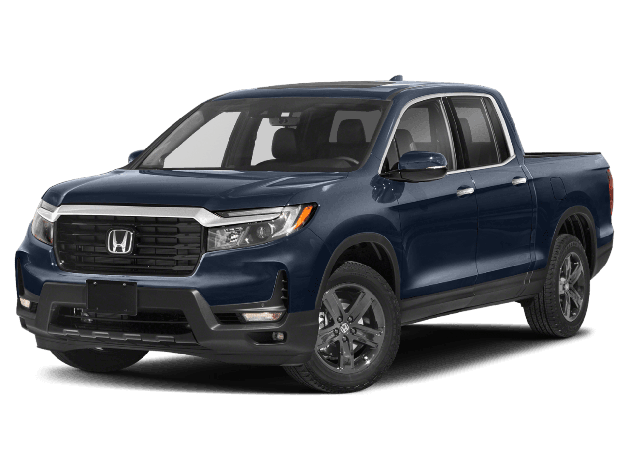 2021 Honda Ridgeline RTL-E - Front 3/4, facing to the left