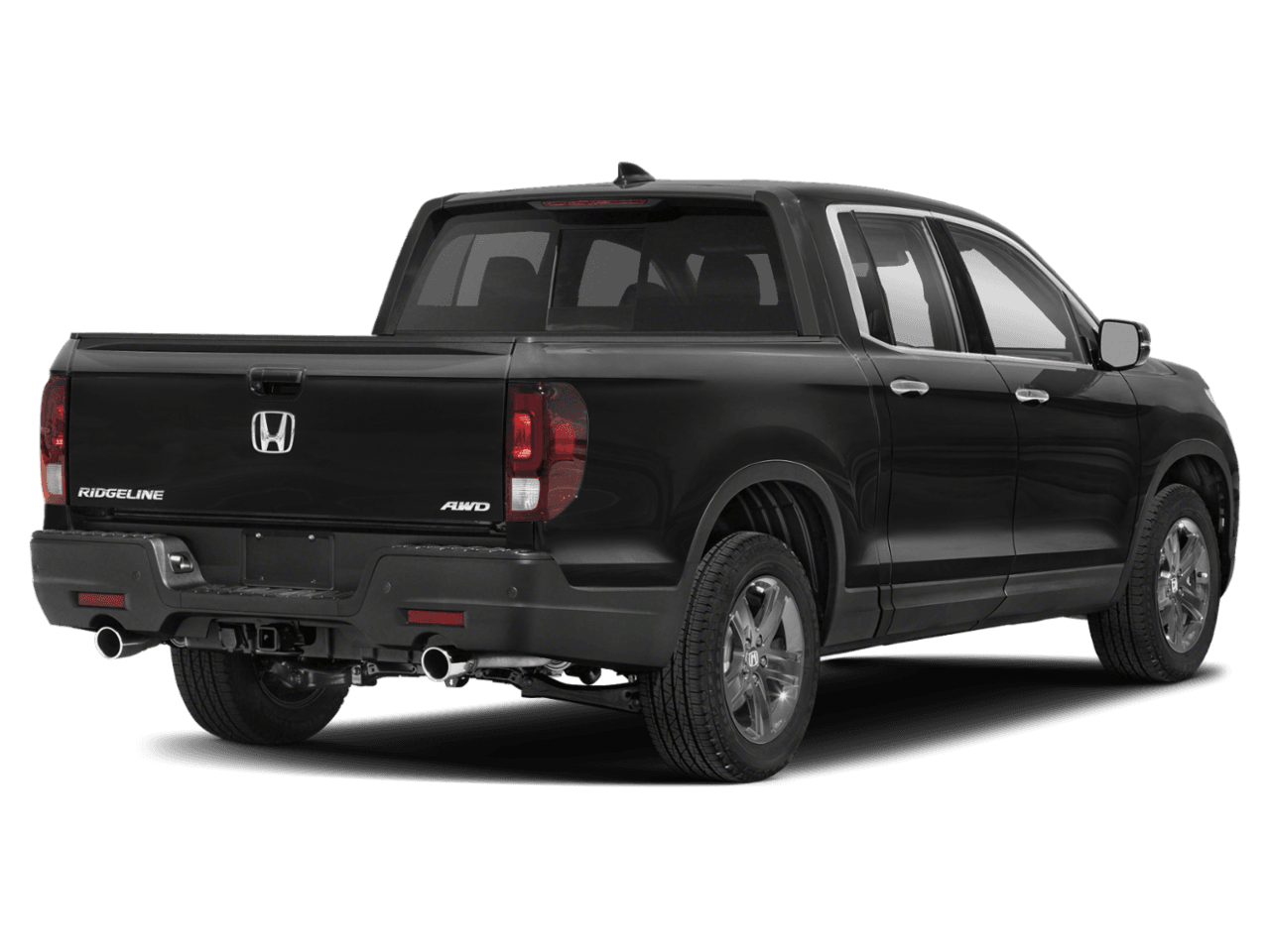 2021 Honda Ridgeline RTL-E - Rear 3/4, facing to the right