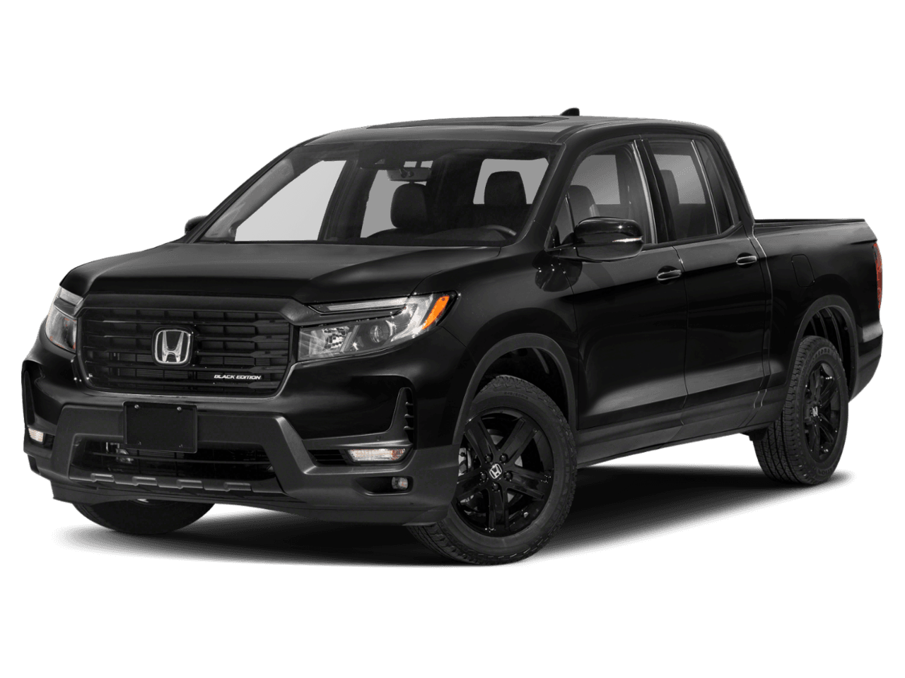 2021 Honda Ridgeline Black Edition - Front 3/4, facing to the left