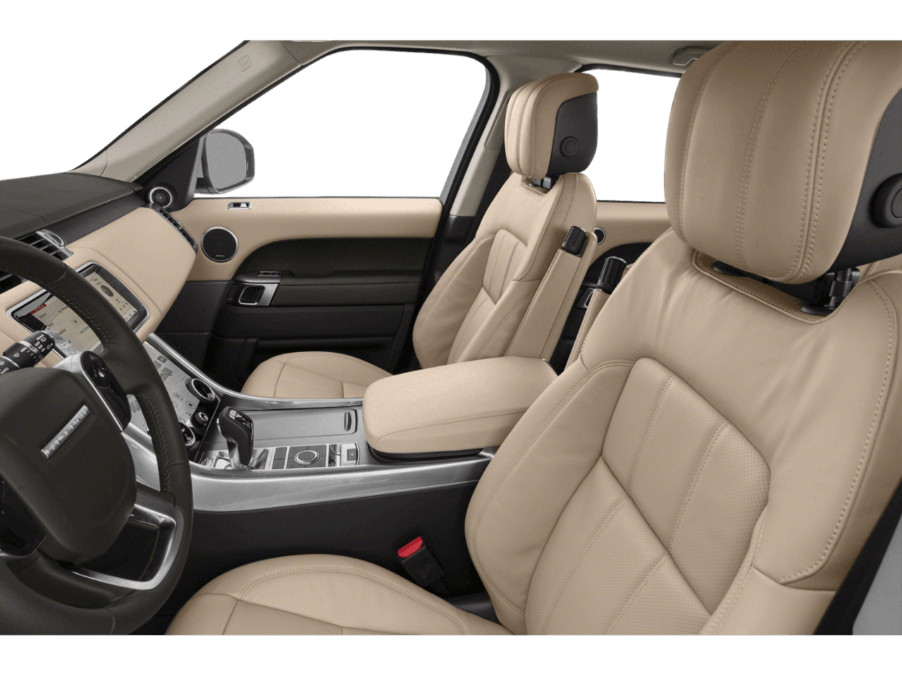 2022 Land Rover Range Rover Sport HST - Interior Driver's Side with Door Open, Front Seat Feature