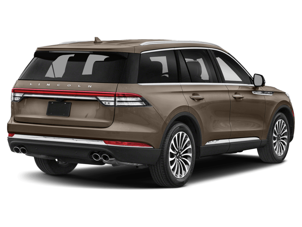 2022 Lincoln Aviator Standard - Rear 3/4, facing to the right