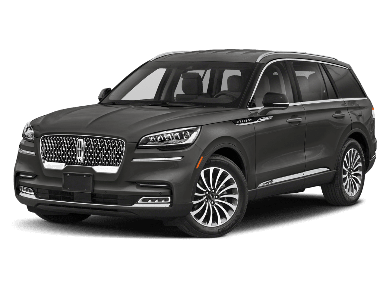 2022 Lincoln Aviator Reserve - Front 3/4, facing to the left
